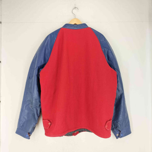 creations jean leon inc 47RICHELIEU 袖レザーワッペンスタジャン アワードジャケット メンズ
