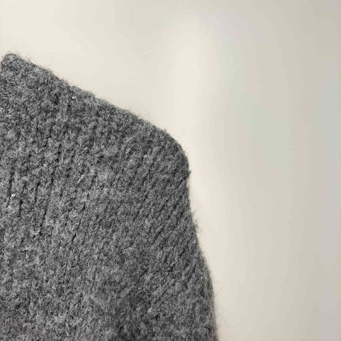 ビューティーアンドユースユナイテッドアローズ BEAUTY & YOUTH UNITED ARROWS スパンコールクルーネックニットニットプルオーバー レディース