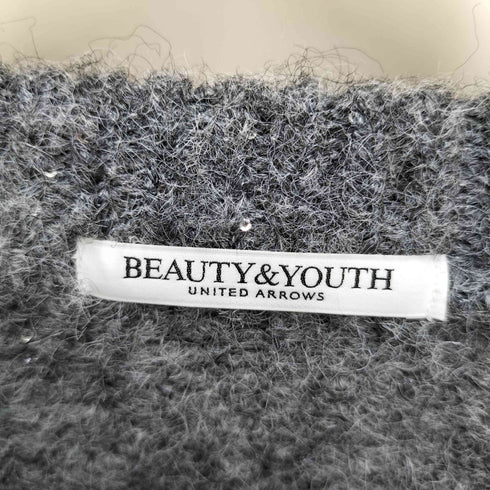 ビューティーアンドユースユナイテッドアローズ BEAUTY & YOUTH UNITED ARROWS スパンコールクルーネックニットニットプルオーバー レディース