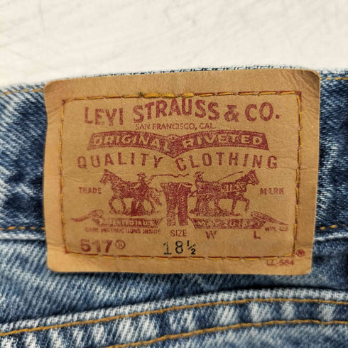 リーバイス Levis 00s 2001年 ボタン裏125 517 フレアカットデニムパンツ メンズ 18 1/2