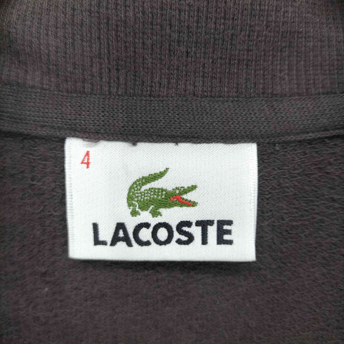 ラコステ LACOSTE ロゴ刺繍コットンハリントンジャケット レディース 4
