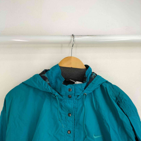 ナイキ NIKE 90S 胸元スウォッシュ刺繍ナイロンアノラックジャケット メンズ JPN:L