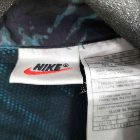 ナイキ NIKE 90S 胸元スウォッシュ刺繍ナイロンアノラックジャケット メンズ JPN:L