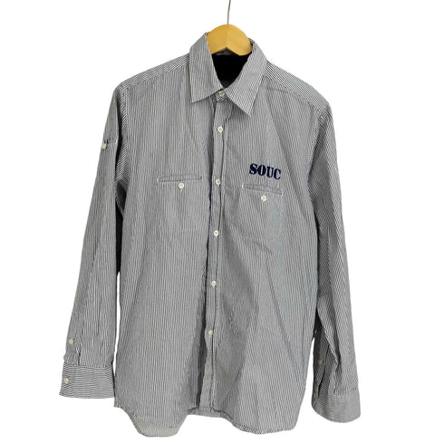 ステューシー Stussy 胸元刺繍ストライプ L/S シャツ メンズ import:L