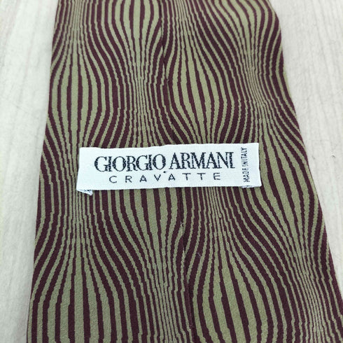 ジョルジオアルマーニ Giorgio Armani CRVATTE 総柄シルクネクタイ メンズ