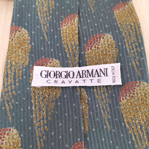 ジョルジオアルマーニ Giorgio Armani CRVATTE 総柄シルクネクタイ メンズ