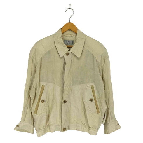 シンプルライフ SIMPLE LIFE レーヨンスイングトップブルゾン メンズ JPN:M