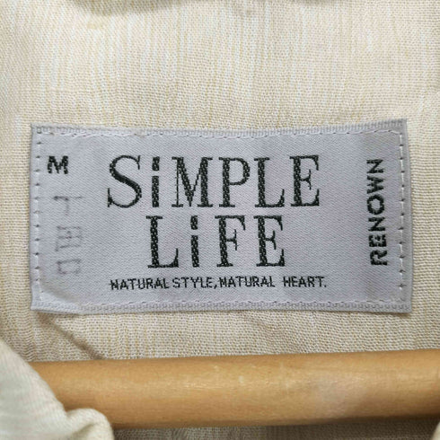 シンプルライフ SIMPLE LIFE レーヨンスイングトップブルゾン メンズ JPN:M