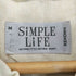 シンプルライフ SIMPLE LIFE レーヨンスイングトップブルゾン メンズ JPN:M
