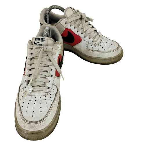 ナイキ NIKE AIR FORCE 1 07 LV8 EMB White/Red メンズ JPN:26