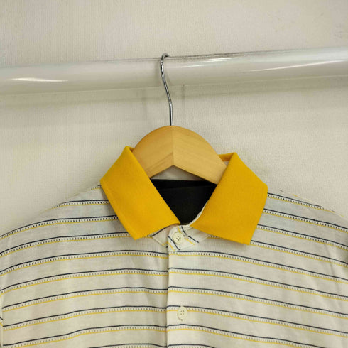 ナイキ NIKE 80-90S ワンポイント刺繍ボーダー S/S ポロシャツ メンズ JPN:M