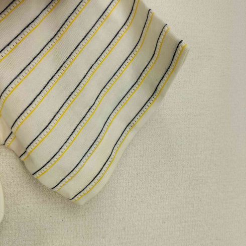 ナイキ NIKE 80-90S ワンポイント刺繍ボーダー S/S ポロシャツ メンズ JPN:M