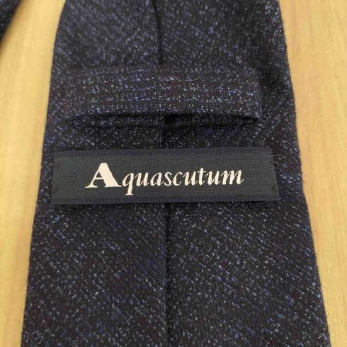 アクアスキュータム AQUASCUTUM 総柄ネクタイ メンズ