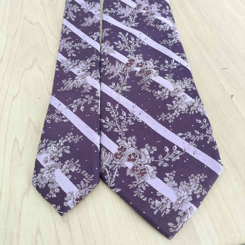 ポールスミス Paul Smith フローラル柄シルクネクタイ メンズ