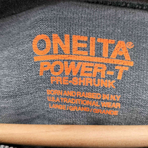 オニータ ONEITA POWER T クルーネック L/S Tシャツ メンズ L