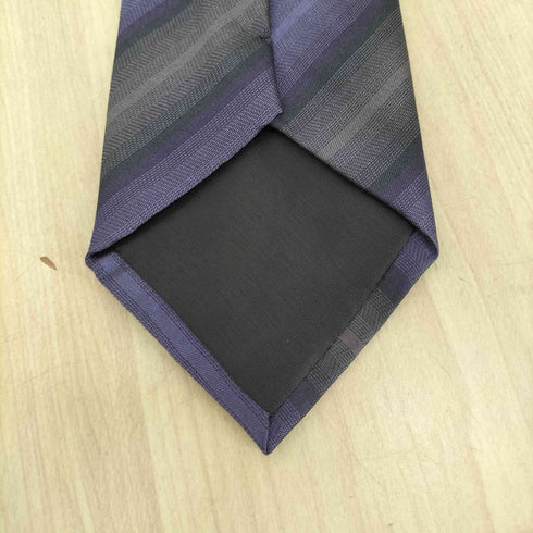 エルメネジルドゼニア Ermenegildo Zegna ストライプ柄シルクネクタイ メンズ