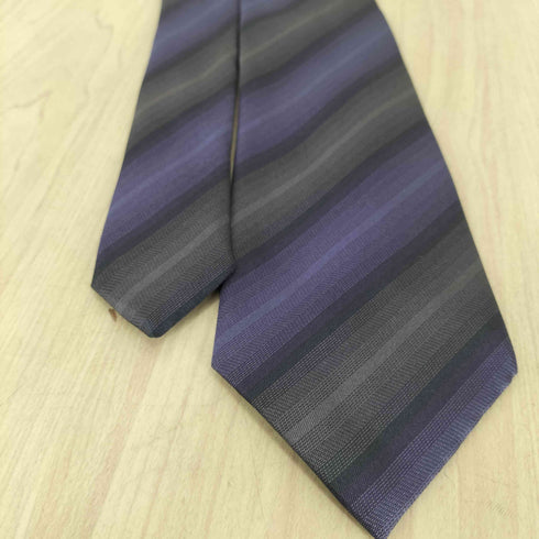 エルメネジルドゼニア Ermenegildo Zegna ストライプ柄シルクネクタイ メンズ