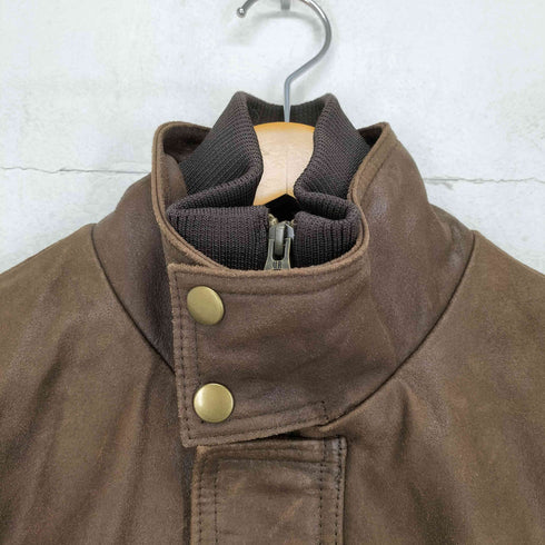 アーバンリサーチ URBAN RESEARCH スウェード比翼ジップブルゾン メンズ 38