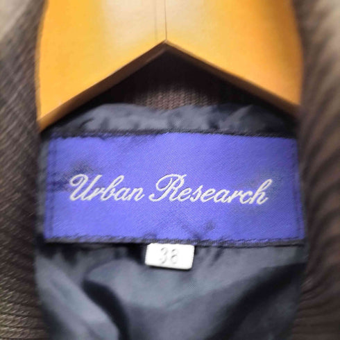 アーバンリサーチ URBAN RESEARCH スウェード比翼ジップブルゾン メンズ 38