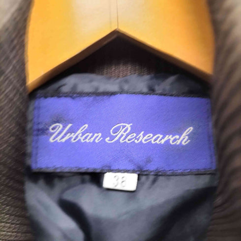 アーバンリサーチ URBAN RESEARCH スウェード比翼ジップブルゾン メンズ 38