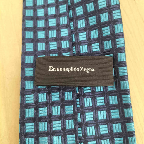 エルメネジルドゼニア Ermenegildo Zegna 総柄シルクネクタイ メンズ