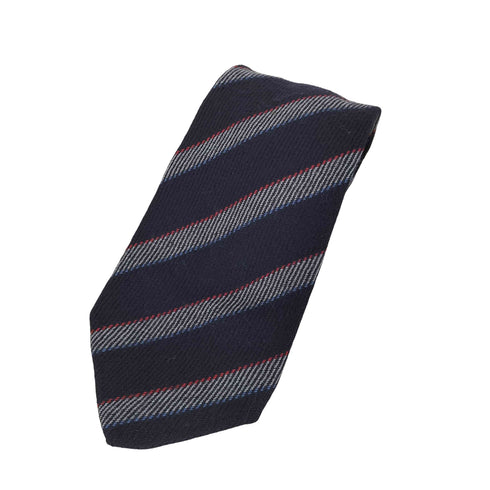 エルメネジルドゼニア Ermenegildo Zegna カシミヤ混 ストライプネクタイ メンズ
