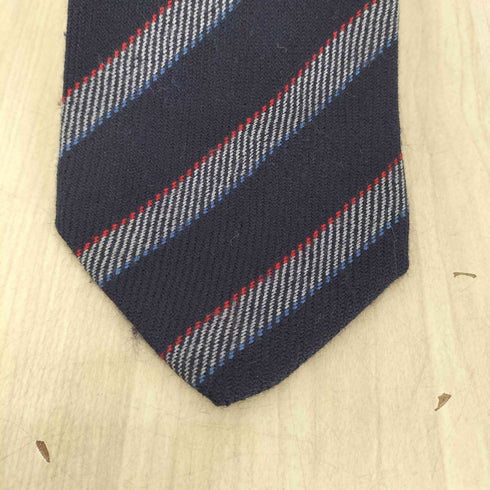エルメネジルドゼニア Ermenegildo Zegna カシミヤ混 ストライプネクタイ メンズ