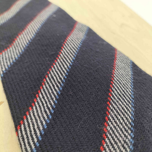 エルメネジルドゼニア Ermenegildo Zegna カシミヤ混 ストライプネクタイ メンズ
