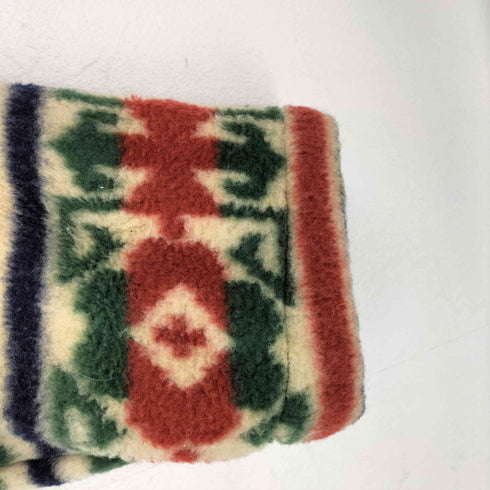 WONDER COLOR 胡桃ボタン総柄フリースジャケット メンズ JPN:M