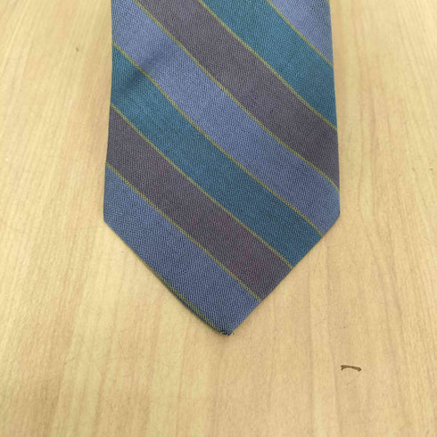 エルメネジルドゼニア Ermenegildo Zegna ストライプ柄シルクネクタイ メンズ