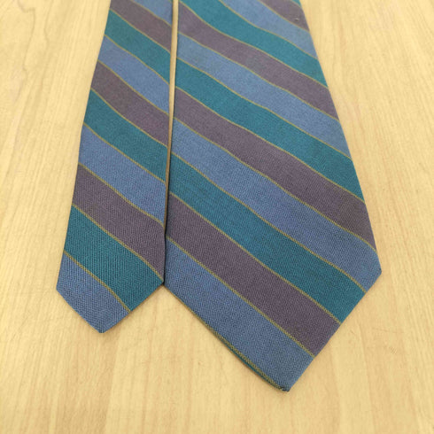 エルメネジルドゼニア Ermenegildo Zegna ストライプ柄シルクネクタイ メンズ