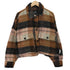 ザラ ZARA クロップド丈チェック柄シャツジャケット オーバーサイズジャケット レディース import:S