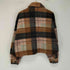 ザラ ZARA クロップド丈チェック柄シャツジャケット オーバーサイズジャケット レディース import:S