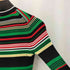 RABANNE Long Sleeve Stripe Maxi Dress マルチカラーニットワンピース レディース XS