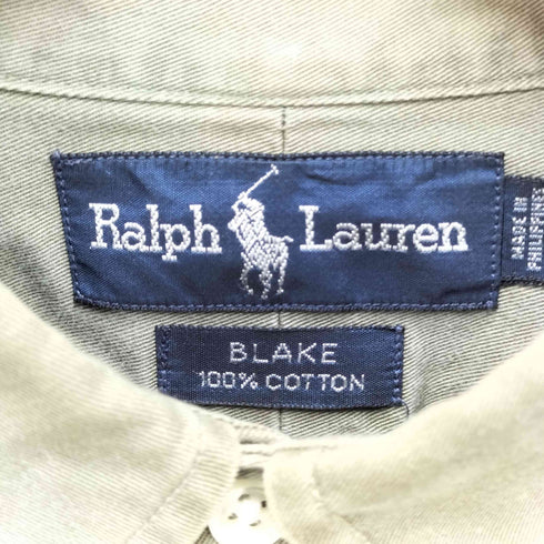 ラルフローレン RALPH LAUREN 90s BLAKE ポニー刺しゅう ボタンダウンシャツ メンズ JPN:M
