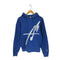 チャンピオン Champion TERRY FLEECE USA製 フロントプリントプルオーバーパーカー メンズ M