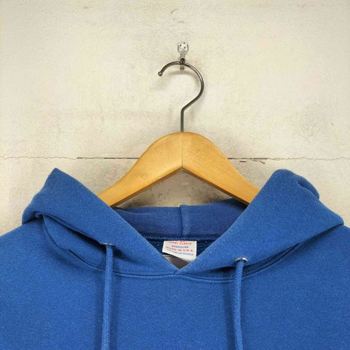 チャンピオン Champion TERRY FLEECE USA製 フロントプリントプルオーバーパーカー メンズ M
