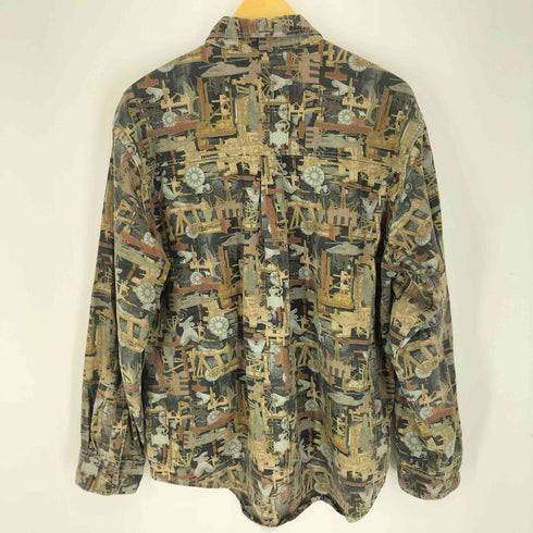 ラプコ Lapco メキシコ製 OILFIELD CAMO ボタンダウンシャツ メンズ LARGE REG
