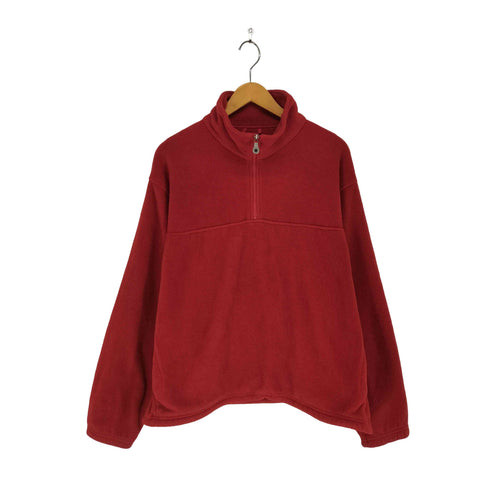 ランズエンド LANDS END POLARTEC ハーフジップフリースジャケット メンズ
