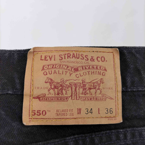 リーバイス Levis 90s USA製 550 ブラックデニムパンツ メンズ 34×36