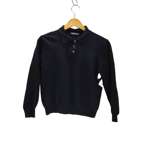 GRANT THOMAS italian merino wool WOOMARK イタリア製 ウール ニット ポロシャツ レディース import:L