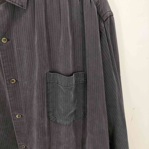 ワイズフォーメン Ys for men 90-00S ギャザーヨーク ストライプシャツ メンズ