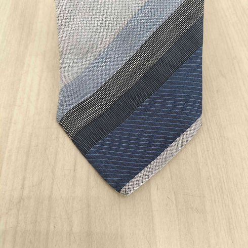 エルメネジルドゼニア Ermenegildo Zegna ストライプ柄シルクネクタイ メンズ