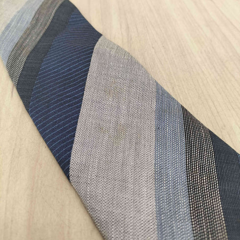 エルメネジルドゼニア Ermenegildo Zegna ストライプ柄シルクネクタイ メンズ