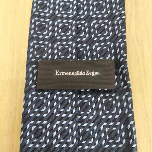 エルメネジルドゼニア Ermenegildo Zegna 総柄シルクネクタイ メンズ