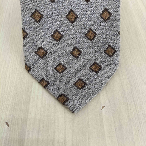 エルメネジルドゼニア Ermenegildo Zegna 小紋柄シルクネクタイ メンズ