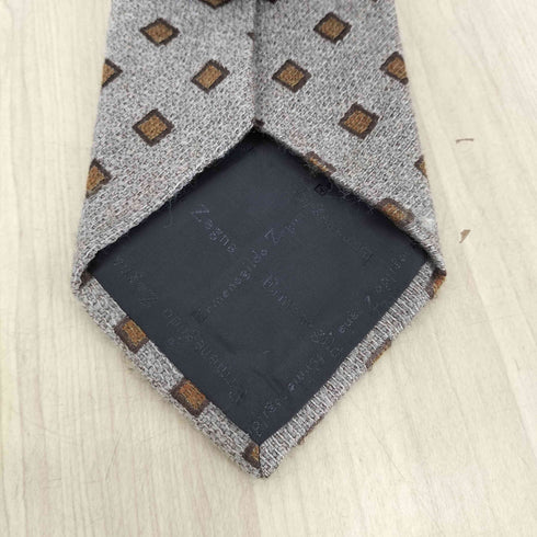 エルメネジルドゼニア Ermenegildo Zegna 小紋柄シルクネクタイ メンズ