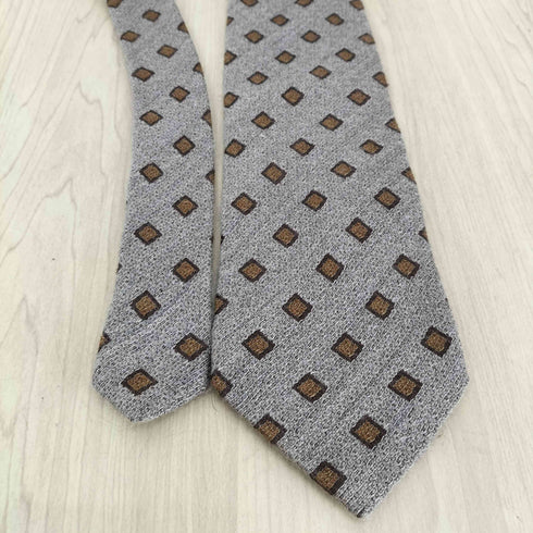 エルメネジルドゼニア Ermenegildo Zegna 小紋柄シルクネクタイ メンズ