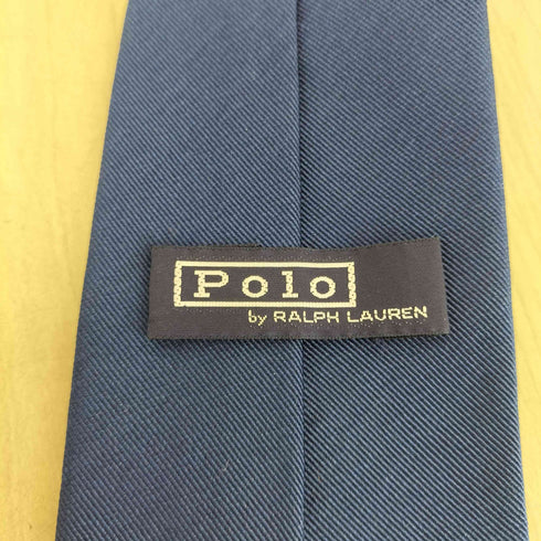 ポロバイラルフローレン Polo by RALPH LAUREN ポニー刺繍 シルク100ネクタイ メンズ