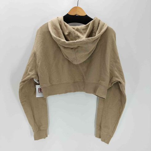 ゲス GUESS 22SS Originals Cropped Hoodie ロゴ 刺繍 クロップド ジップアップ フーディー パーカー レディース import:XL